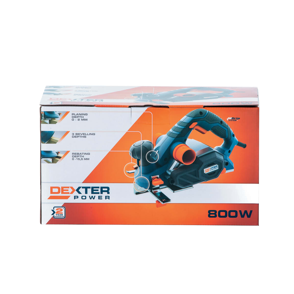Cepillo dexter power 2025 800w