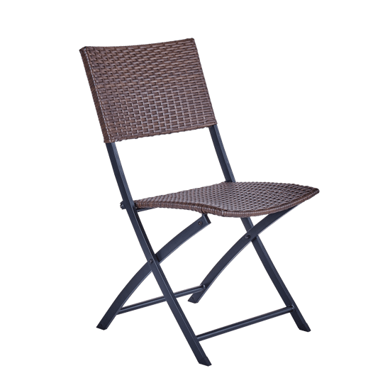 sedia zena origami pieghevole 59x44x84cm midollino sintetico