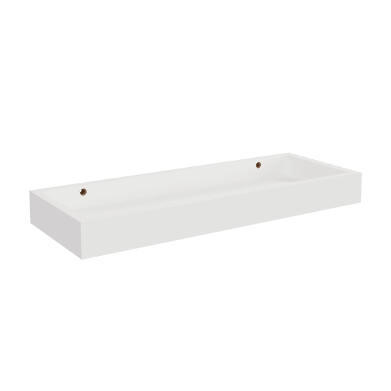 MENSOLA SVUOTATASCHE L40xP15xH3CM IN LEGNO COLORE BIANCO - Bricocenter