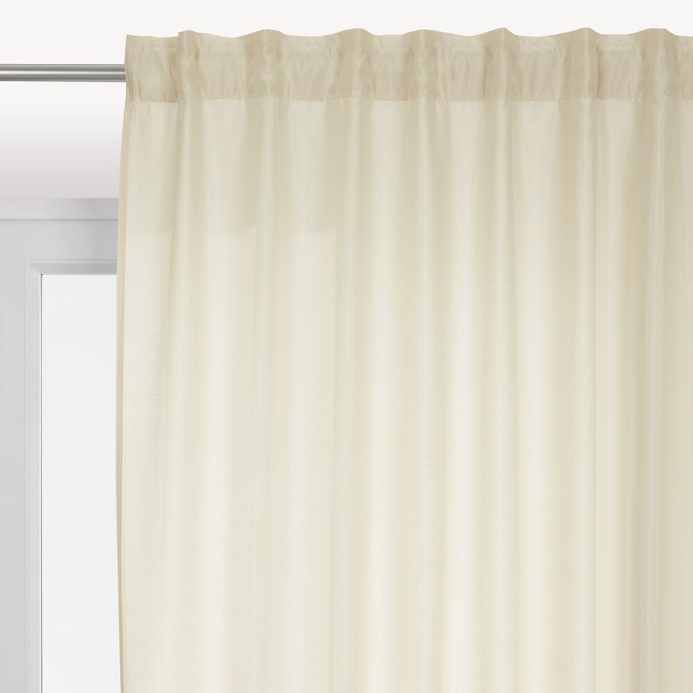 TENDA SILKA BEIGE COPRENTE 200X280 CM CON PASSANTE NASCOSTO E