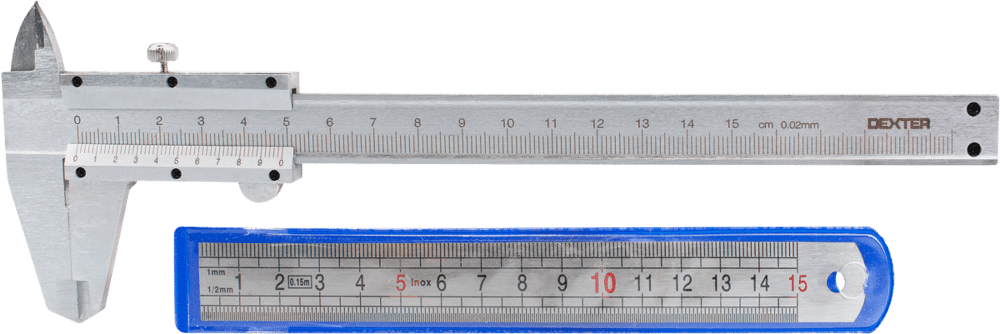 Calibro analogico in acciaio L 15 cm