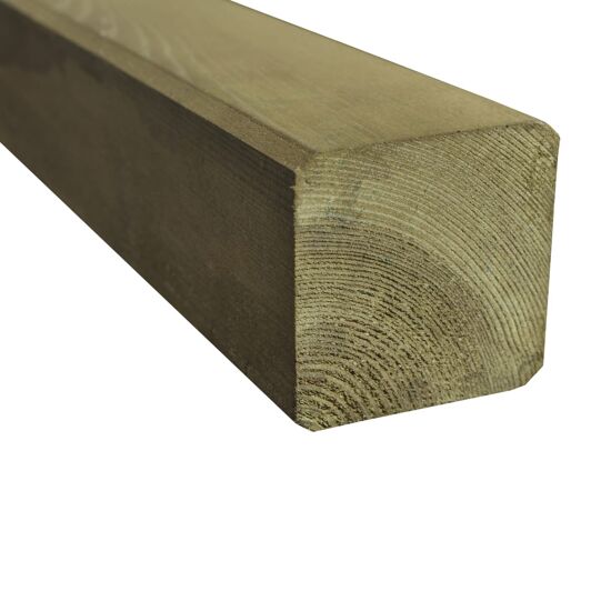 Palo In Legno Di Pino 7x7x100 Cm - Per Recinzioni, Giardino, Impregnato - Foto 4