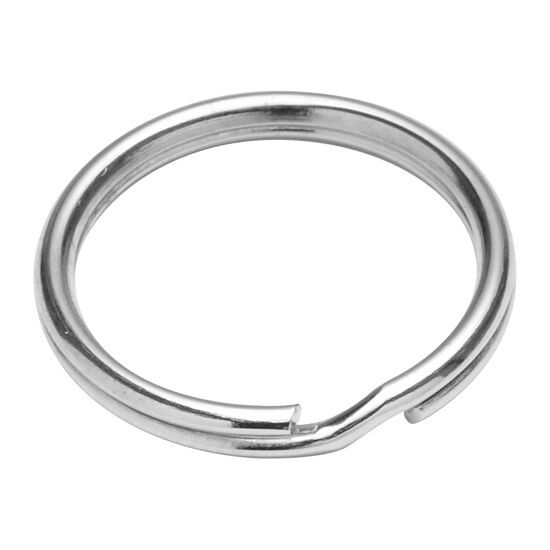 100 Anelli Portachiavi In Acciaio Inox 316 - 4 Misure (10mm, 20mm, 25mm, 30mm) Per Fai Da Te E Artigianato - Foto 10