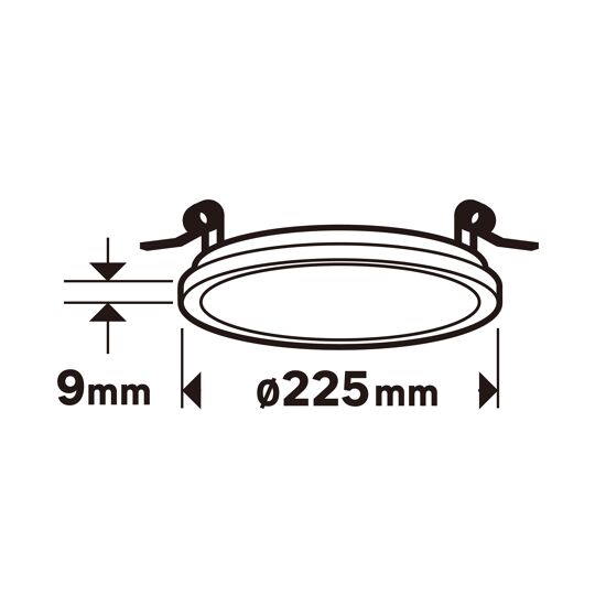 FARETTO INCASSO MANOA METALLO BIANCO D22,8 CM LED 22W IP44 LUCE CALDA E  NATURALE - Bricocenter