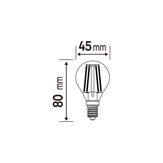 3 LAMPADINE LED E14=60W SFERA TRASPARENTE LUCE CALDA - Bricocenter