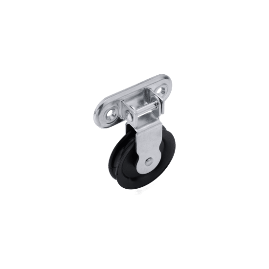 RDEXP Confezione Da 40 Pulegge Singole In Nylon Con Ruota - Acciaio Inox, Dimensioni 6x2,2 Cm - 6