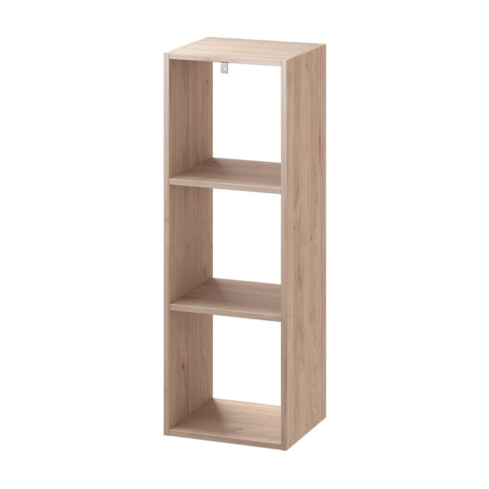 3 CUBI SPACEO KUB L105xP31.7xH36CM IN LEGNO COLORE ROVERE - Bricocenter