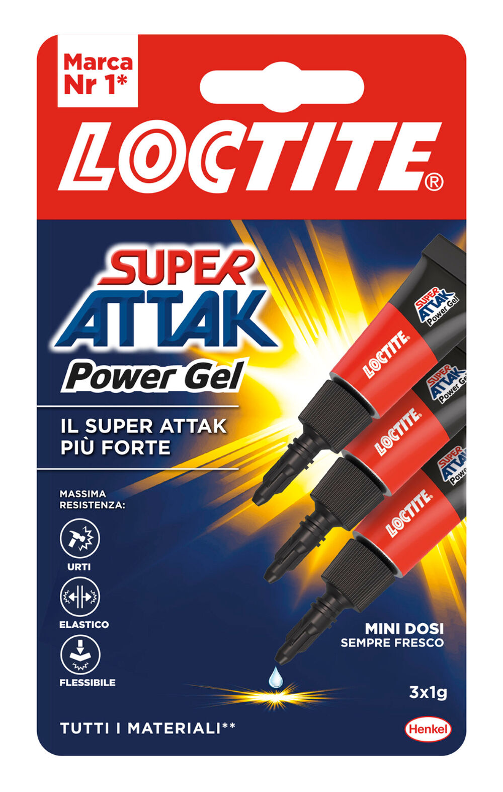 COLLA ATTAK MINI-TRIO POWER FLEX 3X1GR - Bricocenter