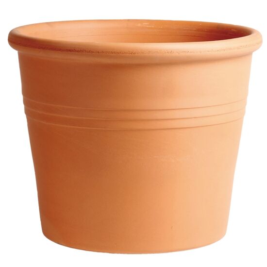 Veca Vaso Cilindro 30x21 Cm – Terracotta – Polimero Resistente – Made In Italy – Per Interni/Esterni