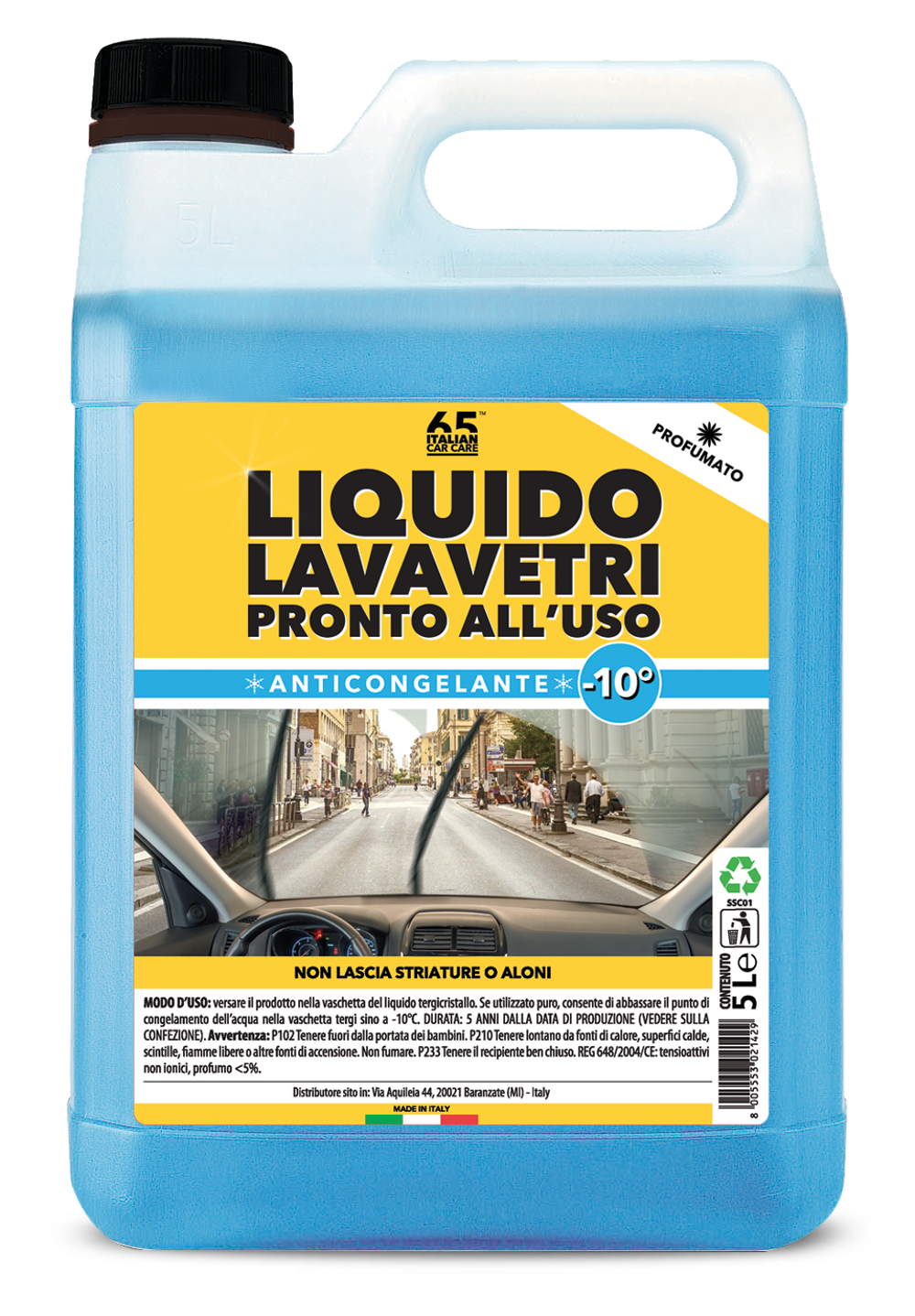 AREXONS LAVAVETRI -3.5 °C Liquido lavavetri auto 4.5 l liquido  tergicristalli