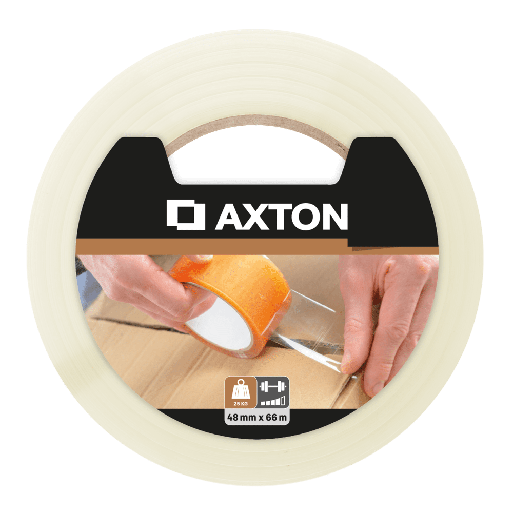 NASTRO IMBALLO TRASPARENTE AXTON 48MM x 66MT - Bricocenter