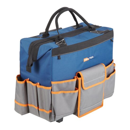 trolley porta attrezzi dexter in tessuto misure 50x40x25cm