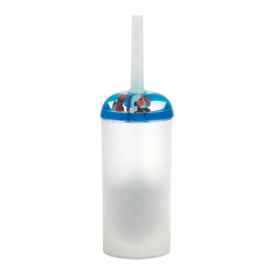 Scopino Per WC Con Giraffa E Supporto – Set Pulizia Bagno Con Base Antigoccia, Manico Lungo