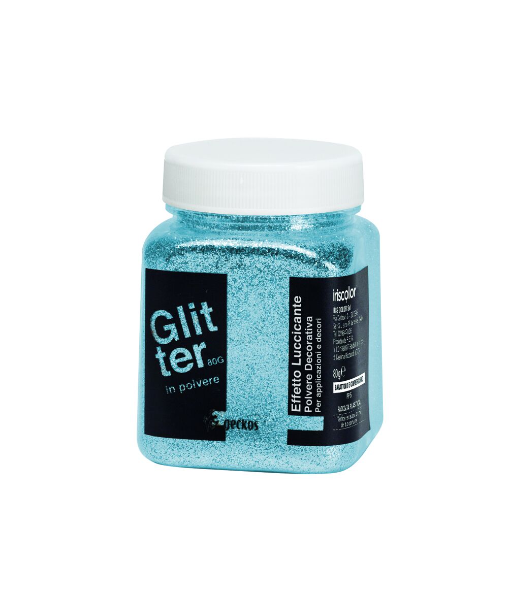 GLITTER IN POLVERE AZZURRO 80 GR - Bricocenter