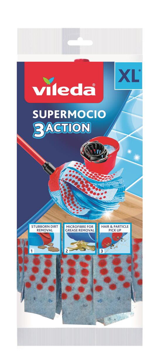 RICAMBIO SUPERMOCIO 3PLE ACTION VILEDA - Bricocenter