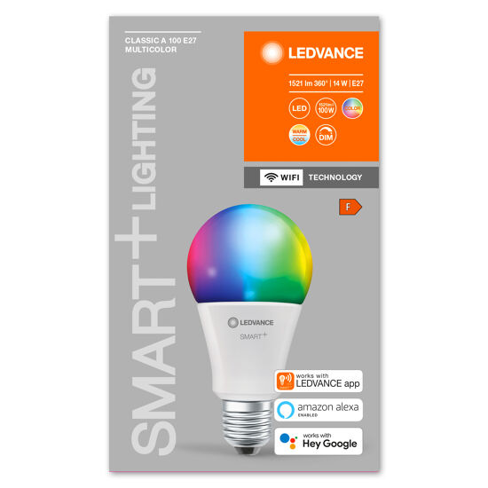 LAMPADINA LED SMART E27=100W GOCCIA SMERIGLIATA RGBW - Bricocenter