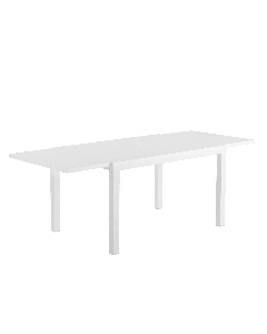 TAVOLO NATERIAL LYRA II UP AND DOWN ALLUMINIO 130/214.5X90 BIANCO
