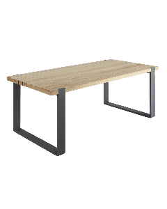 TAVOLO FISSO BERMEO NATERIAL BERMEO 210X100X78 ALLUMINIO TEAK
