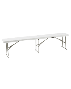 PANCHINA BIRRERIA FOLO 183X28 IN RESINA BIANCA