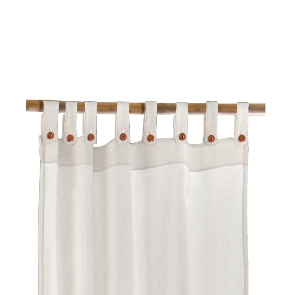 Kaikoon Tenda A Fili Con Motivo Fata - 90x270 Cm, Bianco, 500 Fili Al Metro, Ignifuga B1