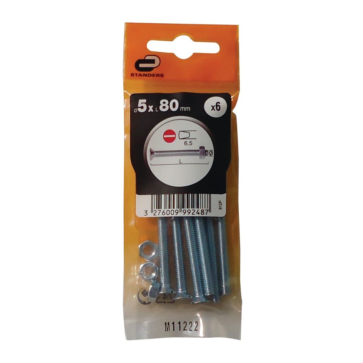 Vite a testa svasata M10x30 zincato ️ 0.48€ Tecnica di profilati - Item