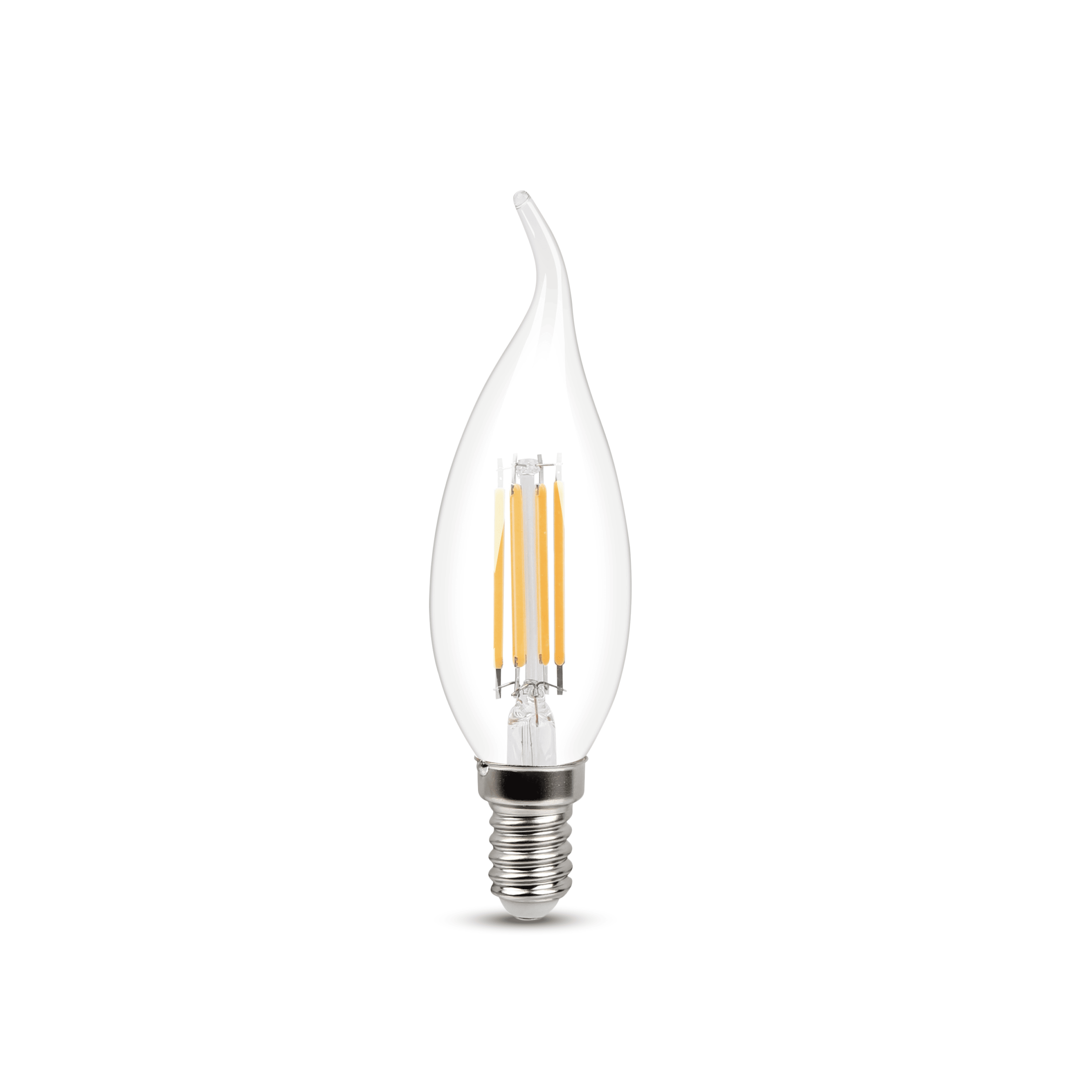 LAMPADINA LED E14-6W = 40W Modello Miniglobo Luce Neutra 4200°K - 470 Lumen