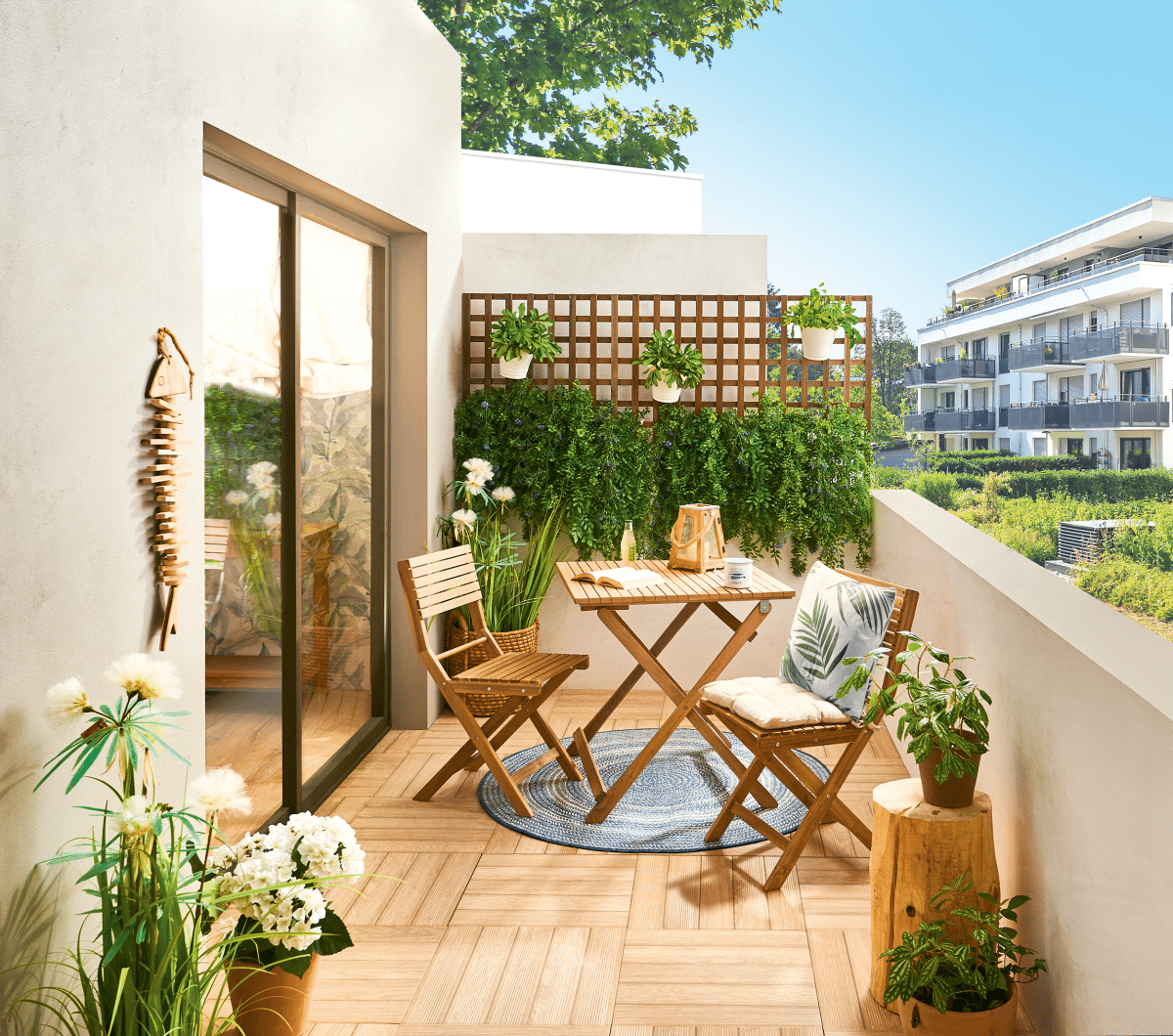 set tavolo e sedie solis naterial pieghevole legno acacia 55x55