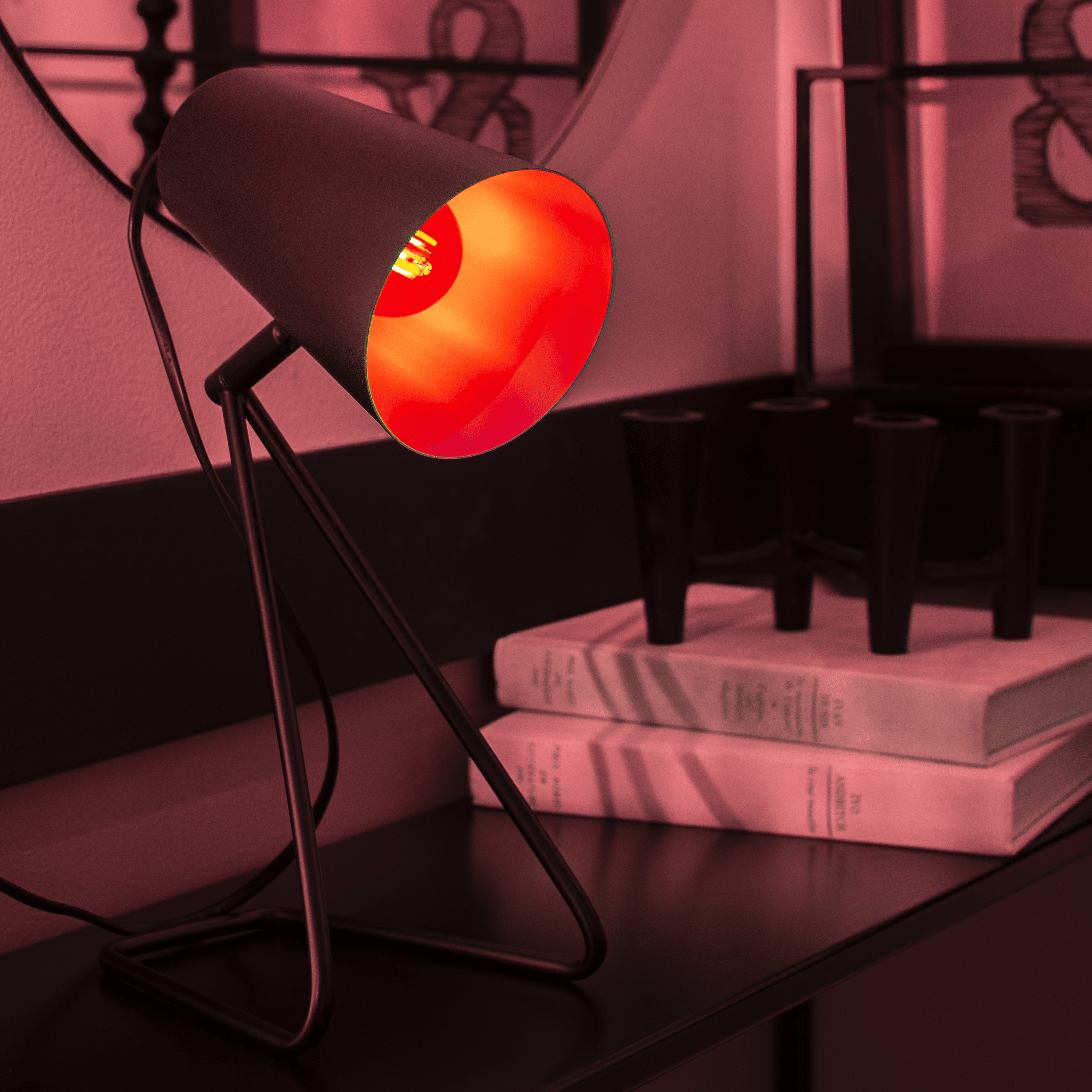 2 Lampadine LED E14 Rosse 1W, Luce Rossa 110-220V, Riscaldamento, Effetto Atmosferico Per Casa - 4