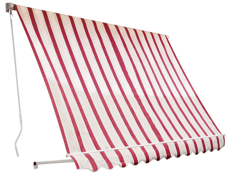 QUICK STAR Tendalino A Morsetto 200x130 Cm - Manuale, Per Balcone E Terrazza, Senza Fori, Colore Bordeaux