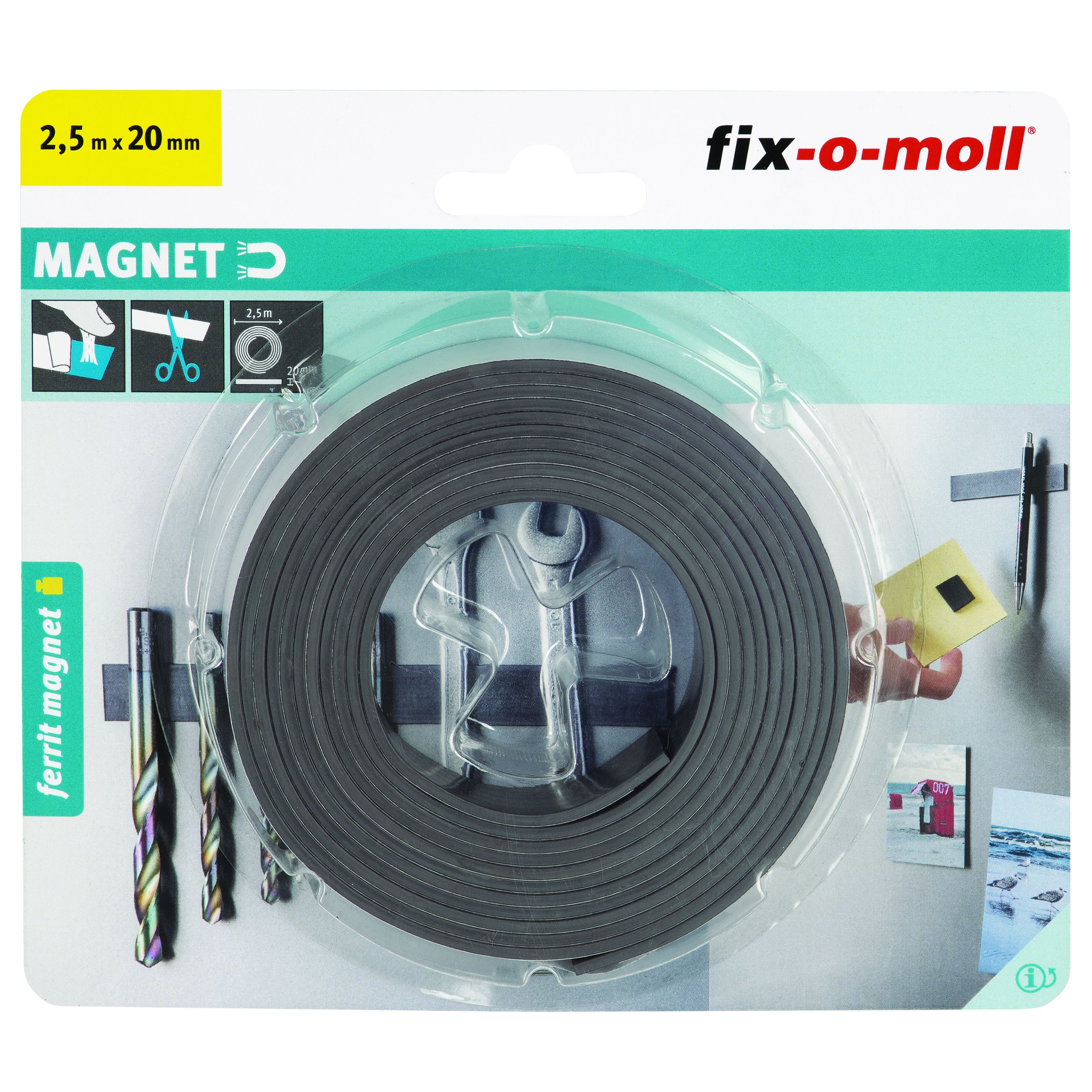 Nastro Magnetico Colorato Da Scrivere E Tagliare 20mm Di Larghezza X 0,85mm Di Spessore X 5m Di Lunghezza - Per Etichettare, Evidenziare E Contrassegnare, Colore:giallo - Foto 6
