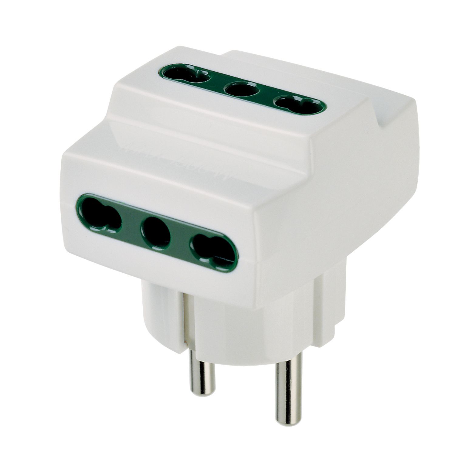 Kopp Blue Electric 131256002 – Presa Elettrica Con Protezione IP44, 2 Ingressi, Con Coperchio, Grigio Chiaro, Resistente A Chimici E Temperature Estreme